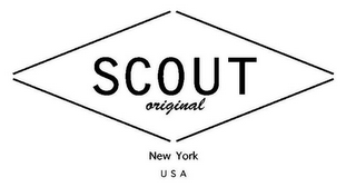 SCOUT ORIGINAL NEW YORK USA logo