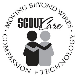 SCOUTCARE · MOVING BEYOND WIRES · COMPASSION + TECHNOLOGY logo
