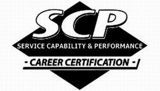 SCP SERVICE CAPABILITY & PERFORMANCE - CAREER CERTIFICATION - logo