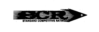 SCR STANDARD COMPETITIVE RATING logo