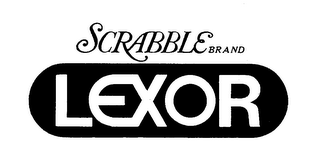 SCRABBLE BRAND LEXOR logo