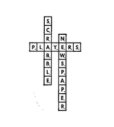 SCRABBLE PLAYERS NEWSPAPER logo