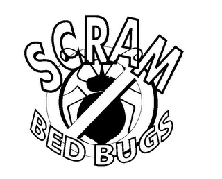 SCRAM BED BUGS logo