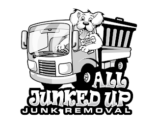 SCRAPPY ALL JUNKED UP JUNK REMOVAL logo