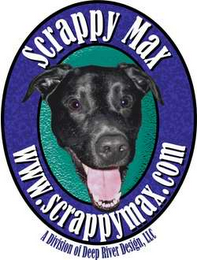 SCRAPPY MAX WWW.SCRAPPYMAX.COM A DIVISION OF DEEP RIVER DESIGN, LLC logo