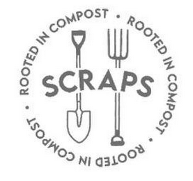 SCRAPS ROOTED IN COMPOST ROOTED IN COMPOST ROOTED IN COMPOST logo