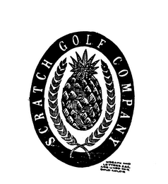 SCRATCH GOLF COMPANY logo