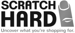SCRATCH HARD UNCOVER WHAT YOU'RE SHOPPING FOR. logo
