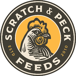 SCRATCH & PECK FEEDS ESTD 2010 logo