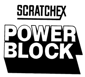 SCRATCHEX POWER BLOCK logo