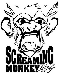 SCREAMING MONKEY ART logo