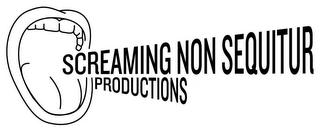 SCREAMING NON SEQUITUR PRODUCTIONS logo