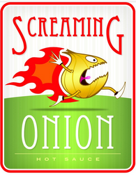 SCREAMING ONION HOT SAUCE logo