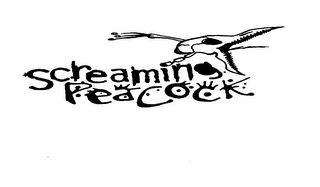 SCREAMING PEACOCK logo