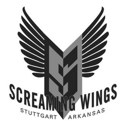 SCREAMING WINGS STUTTGART ARKANSAS logo