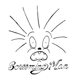 SCREEMING MAN logo