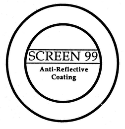 SCREEN 99 ANTI-REFLECTIVE COATING logo