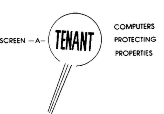 SCREEN-A-TENANT COMPUTERS PROTECTING PROPERTIES logo