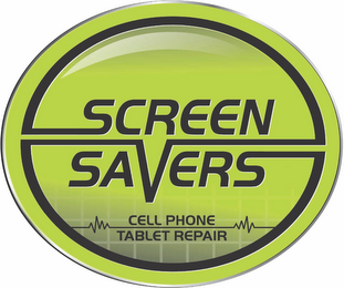 SCREEN SAVERS CELL PHONE TABLET REPAIR logo