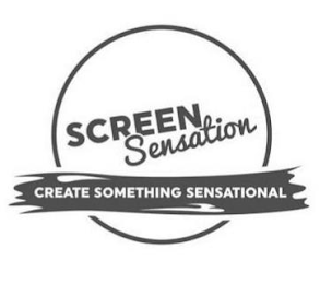 SCREEN SENSATION CREATE SOMETHING SENSATIONAL logo