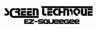 SCREEN TECHNIQUE EZ-SQUEEGEE logo