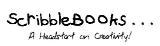 SCRIBBLEBOOKS . . . A HEADSTART ON CREATIVITY! logo