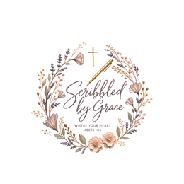 SCRIBBLED BY GRACE WHERE YOUR HEART MEETS HIS logo