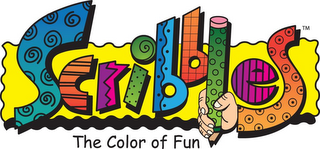 SCRIBBLES THE COLOR OF FUN logo