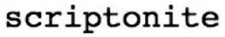 SCRIPTONITE logo