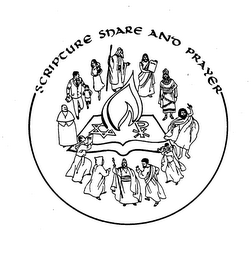 SCRIPTURE SHARE AND PRAYER logo
