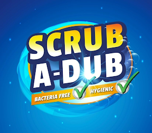 SCRUB A-DUB BACTERIA FREE HYGIENIC logo