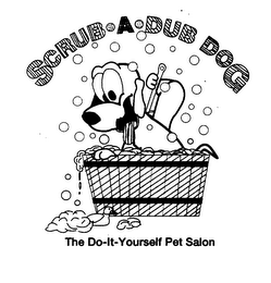 SCRUB-A-DUB DOG THE DO-IT-YOURSELF PET SALON logo