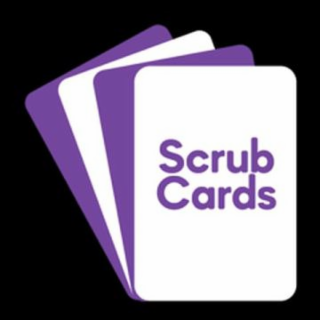 SCRUB CARDS logo