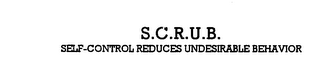 S.C.R.U.B. DISCIPLINE SYSTEM SELF-CONTROL REDUCES UNDESIRABLE BEHAVIOR logo