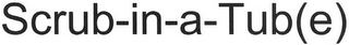 SCRUB-IN-A-TUB(E) logo
