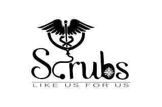 SCRUBS LIKE US FOR US logo