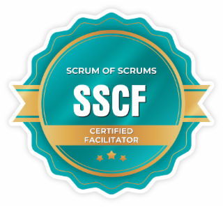 SCRUM OF SCRUMS SSCF CERTIFIED FACILITATOR logo