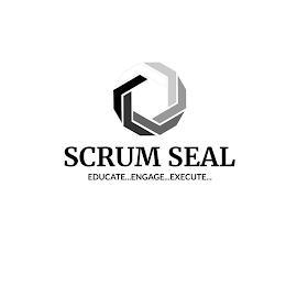 SCRUM SEAL EDUCATE...ENGAGE...EXECUTE... logo
