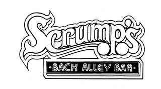 SCRUMP'S .BACK ALLEY BAR. logo
