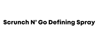 SCRUNCH N' GO DEFINING SPRAY logo