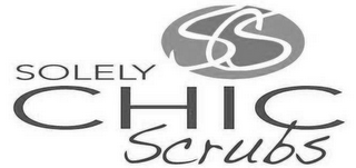 SCS SOLELY CHIC SCRUBS logo
