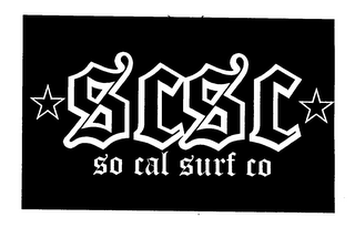 SCSC SO CAL SURF CO logo