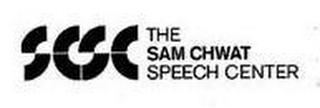 SCSC THE SAM CHWAT SPEECH CENTER logo