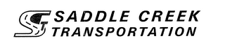 SCT SADDLE CREEK TRANSPORTATION logo