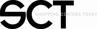 SCT SHOPPING CENTERS TODAY logo