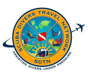 SCUBA DIVERS TRAVEL NETWORK SDTN ASSISTING DIVERS UNDER PRESSURE logo
