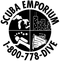 SCUBA EMPORIUM 1-800-778-DIVE logo