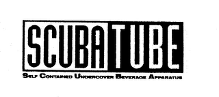 SCUBA TUBE SELF CONTAINED UNDERCOVER BEVERAGE APPARATUS logo