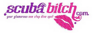 SCUBABITCH.COM YOUR GLAMOROUS ONE STOP DIVE SPOT logo