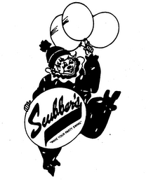 SCUBBER'S "MAKE YOUR PARTY SWING" logo